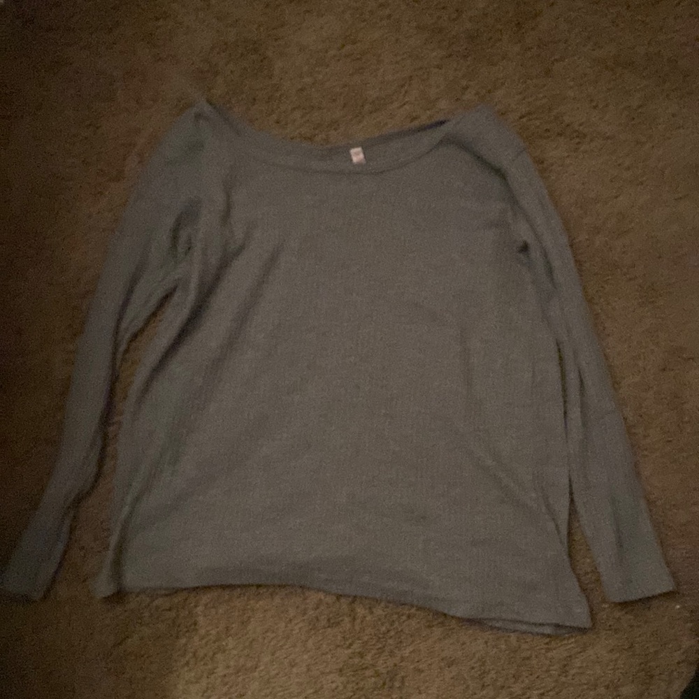 Gray PJ top